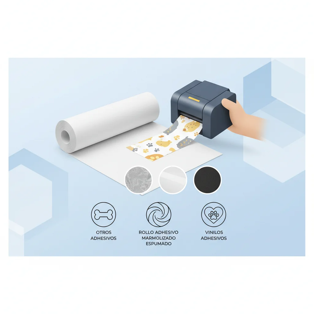 adhesivo como imprimir en papel vinilo n/d cómo elegir