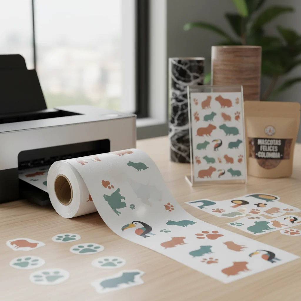 adhesivo como imprimir en papel vinilo n/d — alimento natural para mascotas en Colombia