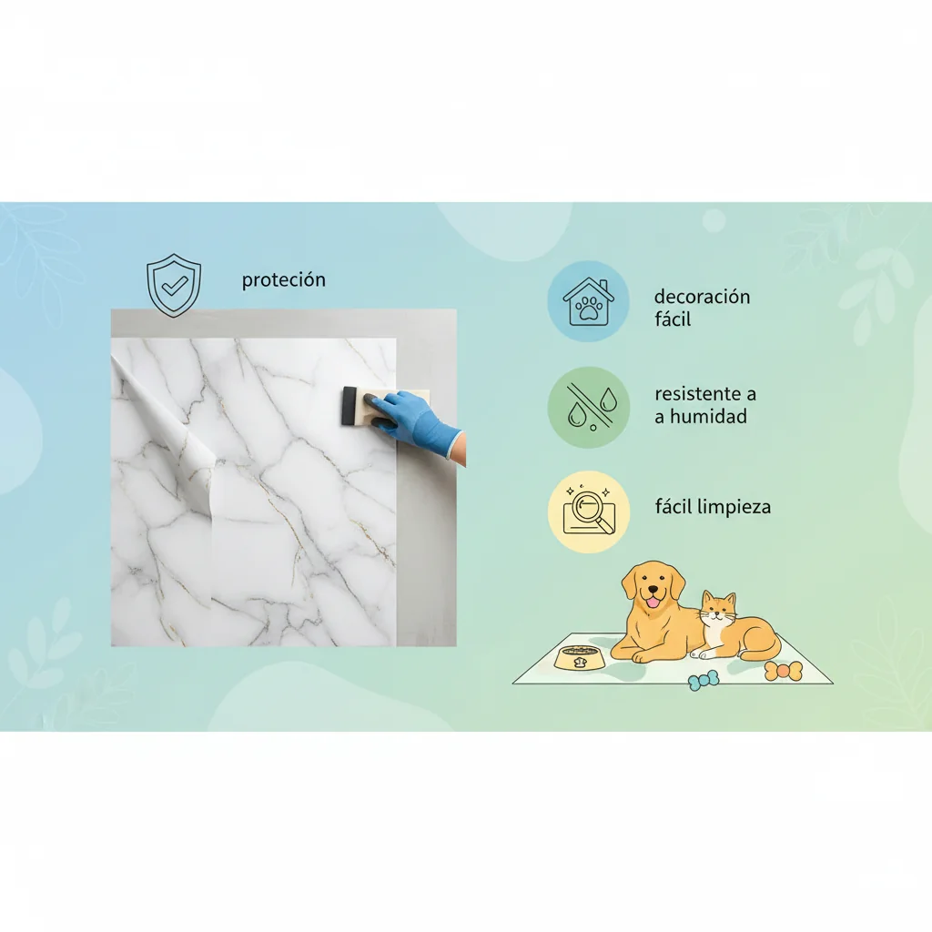 adhesivo vinilico para paredes n/d beneficios