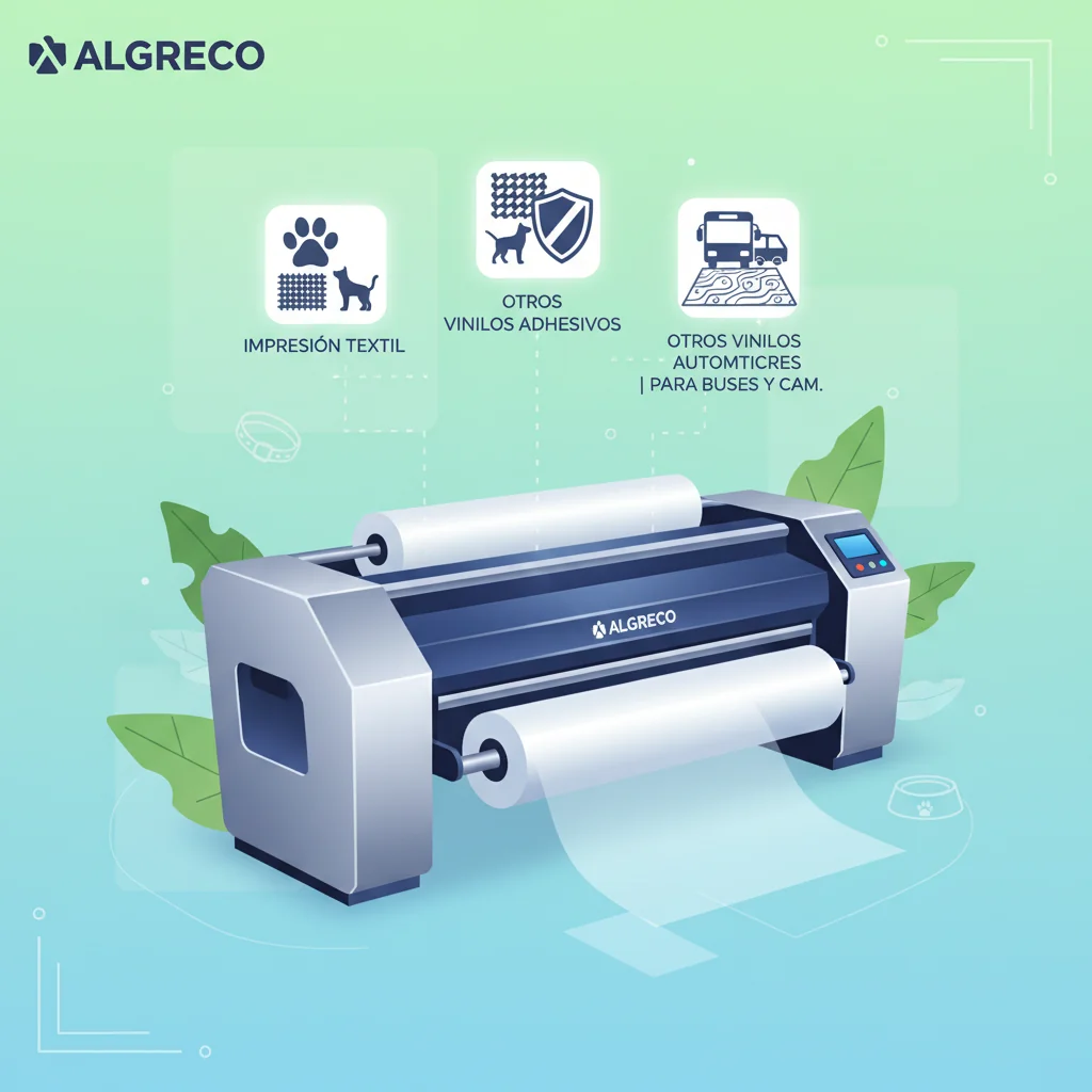 algreco imprimante de vinilo pva n/d beneficios