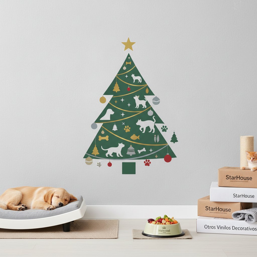arbol de navidad vinilo decorativo n/d cómo elegir