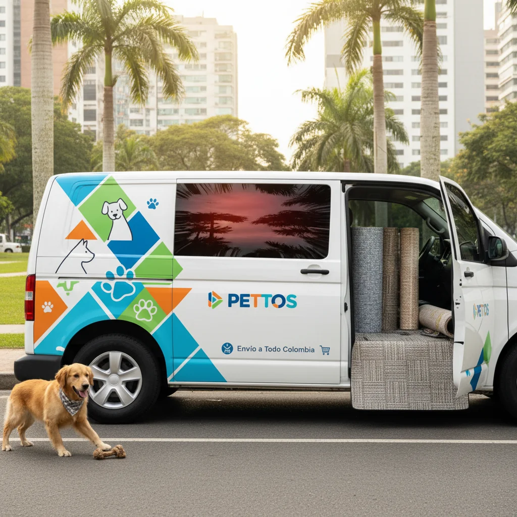 auto decorado vinilo corporativo n/d — alimento natural para mascotas en Colombia