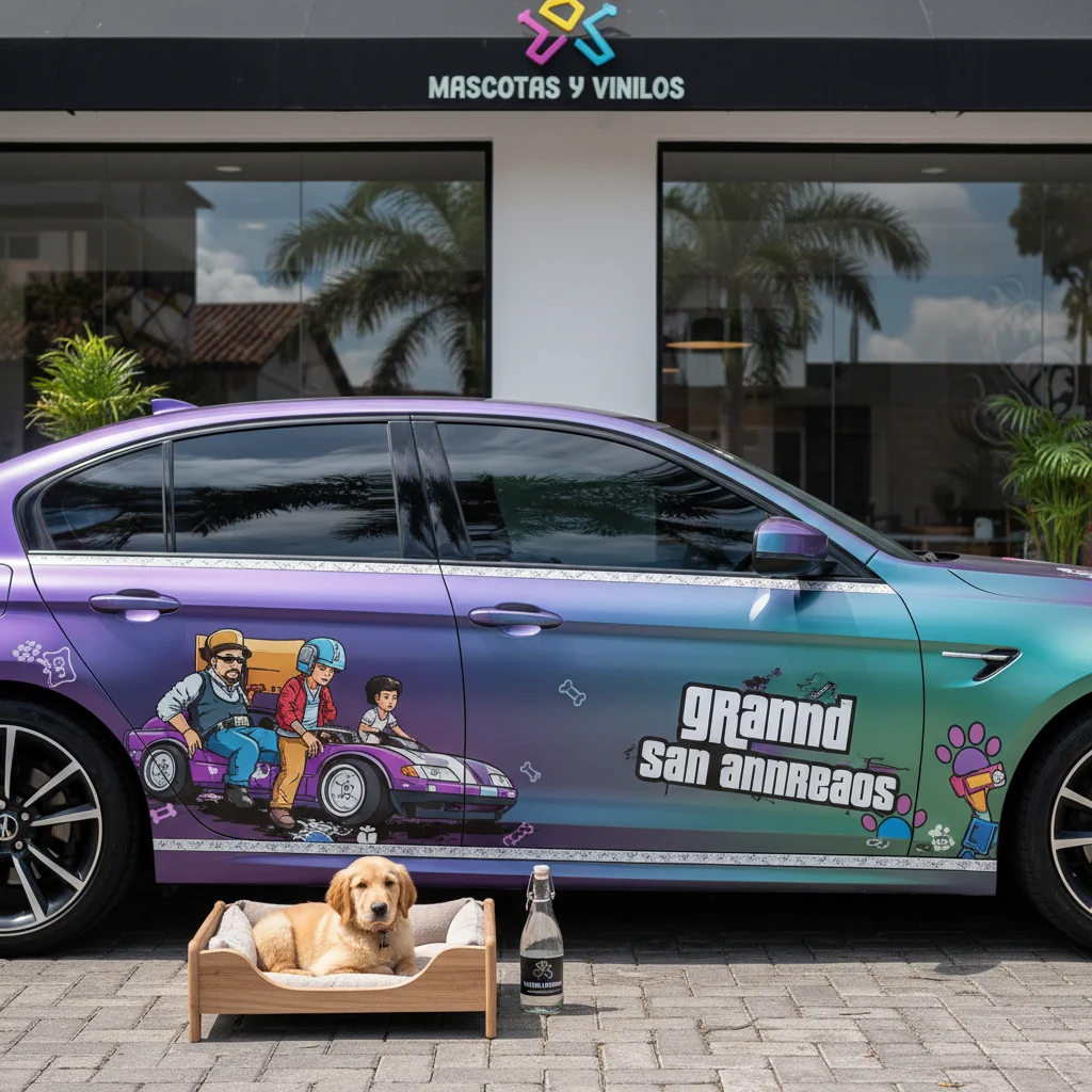 autos con vinilos gta san n/d — alimento natural para mascotas en Colombia
