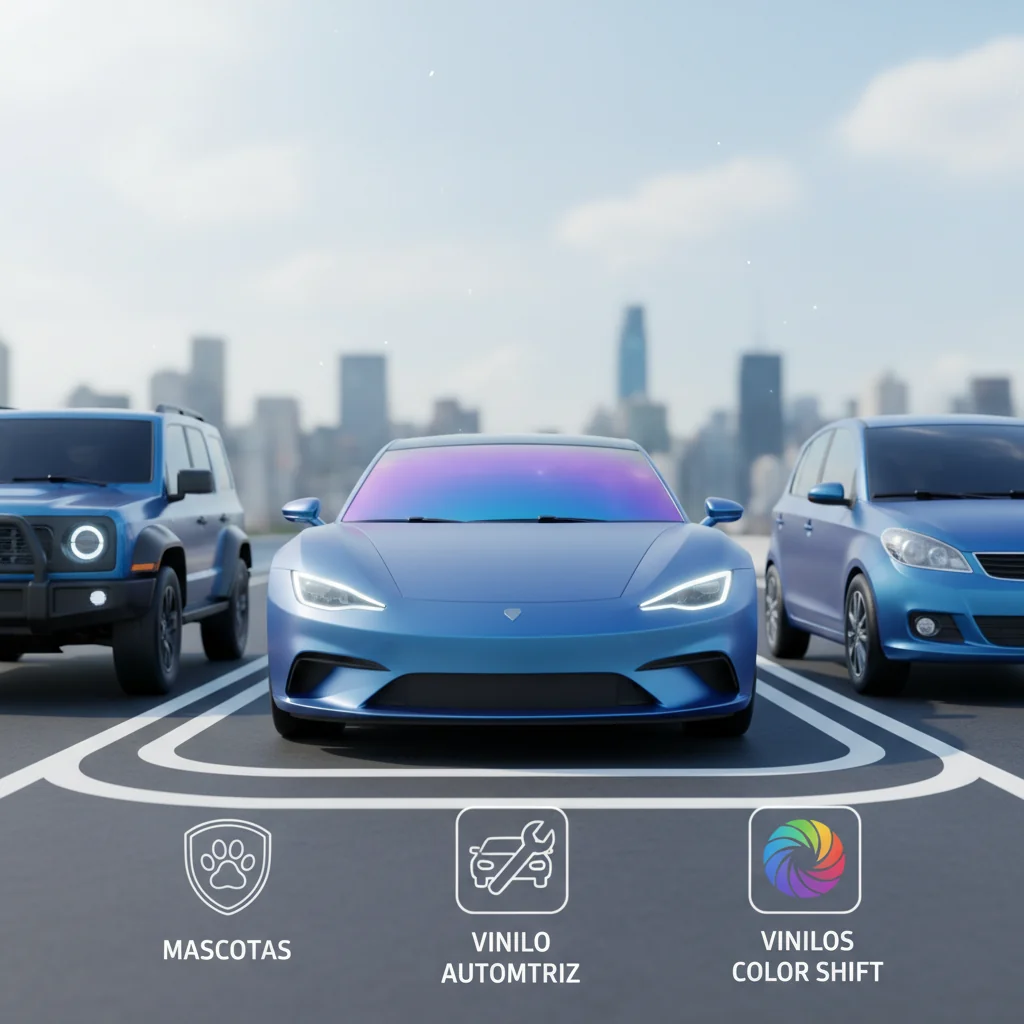 azul carros con vinilo en los vidrios n/d beneficios