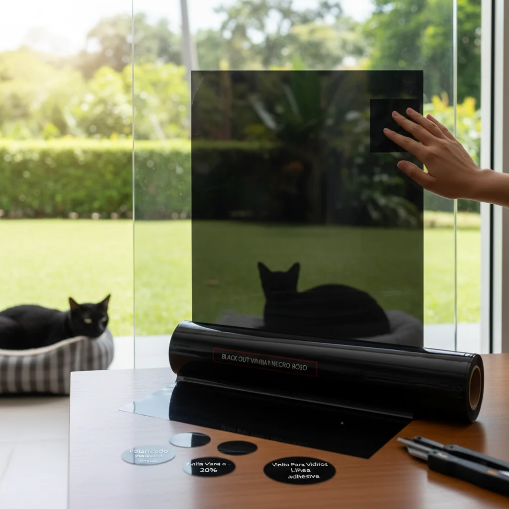 black out vinilo ventanas vidrio n/d — alimento natural para mascotas en Colombia