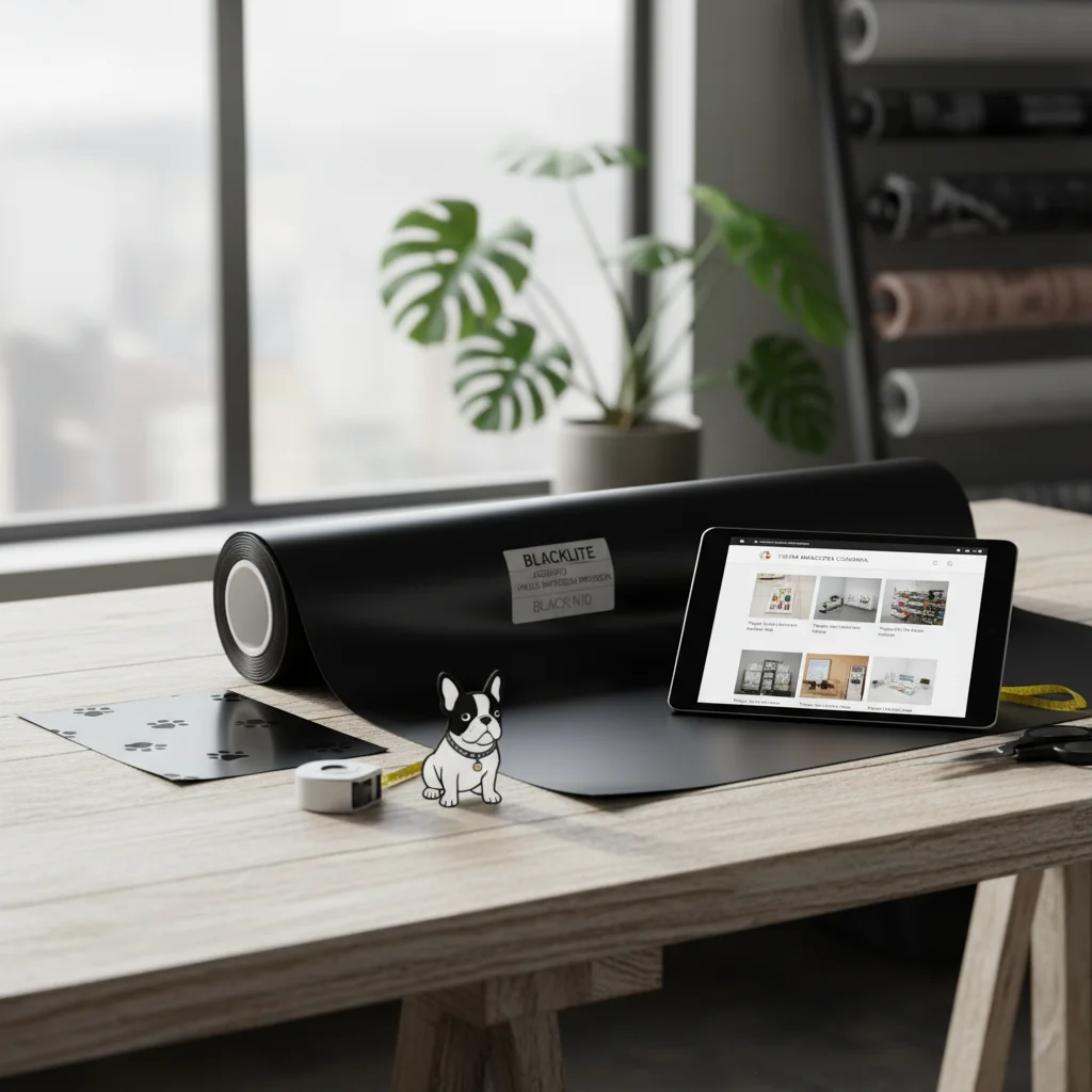 blacklite adhesivo vinilo impresion black n/d — alimento natural para mascotas en Colombia