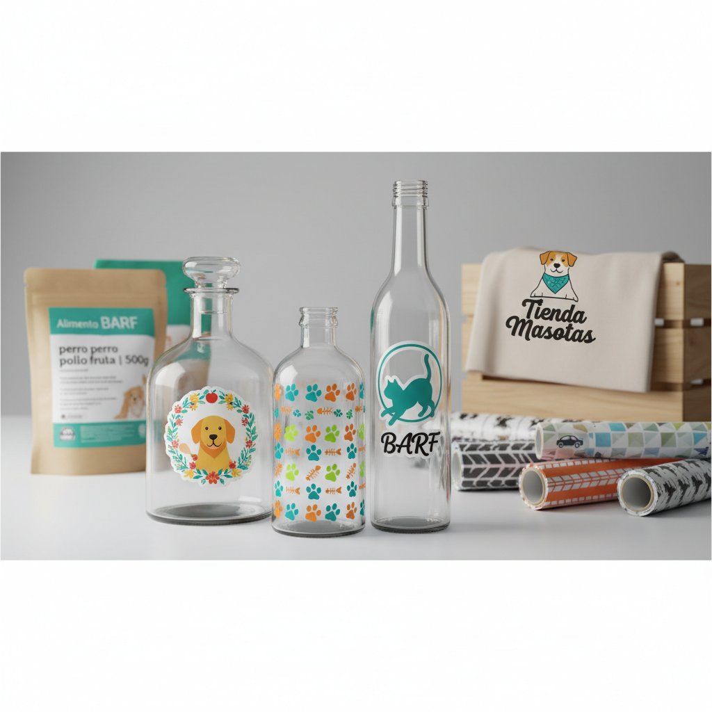 botellas decoradas con vinilos n/d beneficios