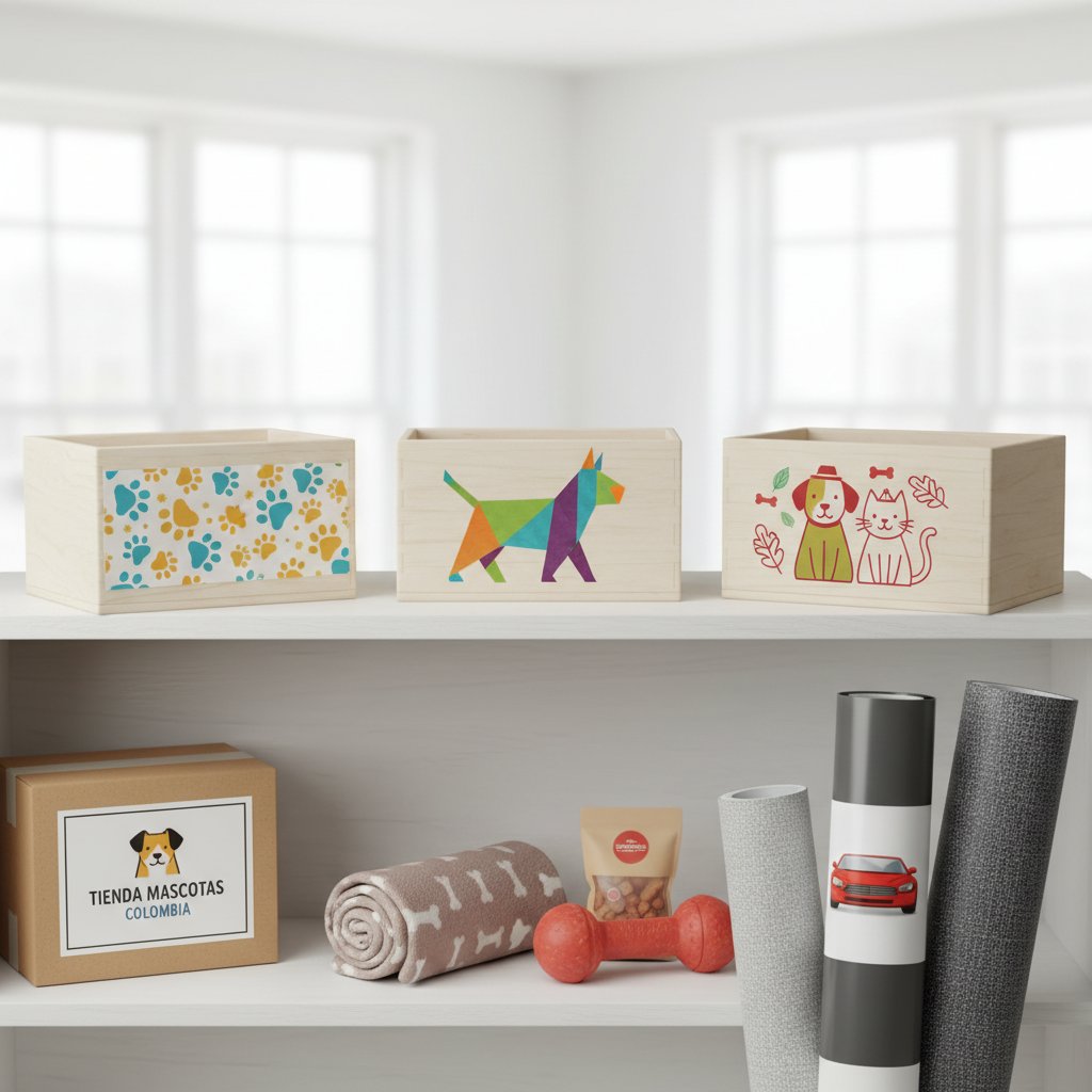cajas decoradas con vinilo n/d cómo elegir
