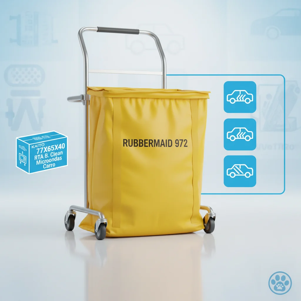 carro 9t72 rubbermaid bolsa repuesto vinilo amarilla para n/d cómo elegir