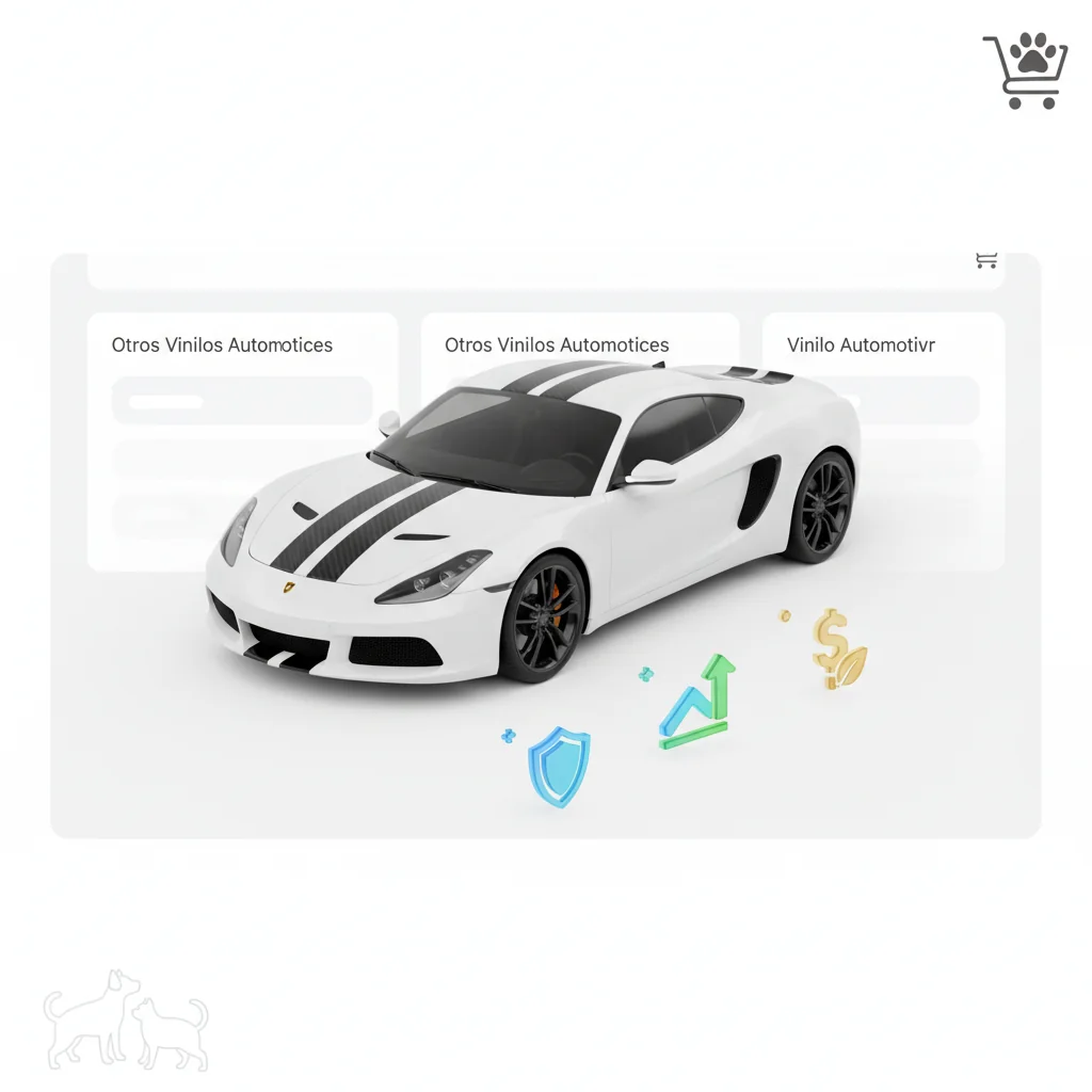 carro blanco franjas en vinilo n/d beneficios