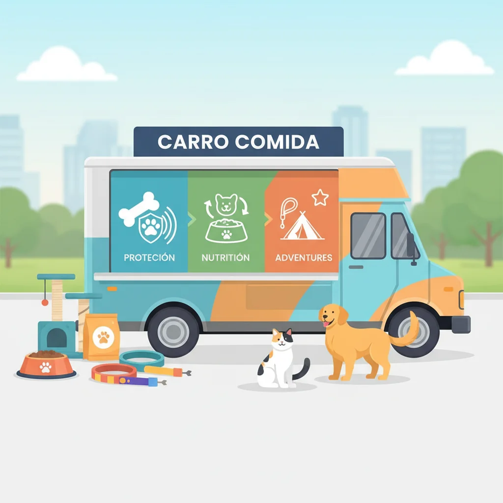 carro comida vinilo n/d beneficios