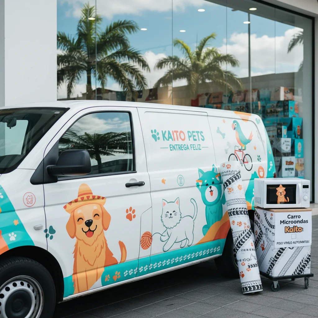 carro decorados en vinilo n/d — alimento natural para mascotas en Colombia