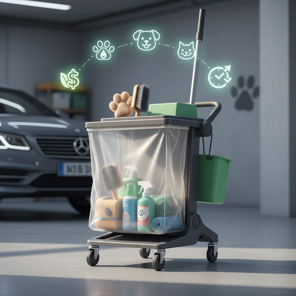 carro limpieza con bolsa de vinil n/d beneficios