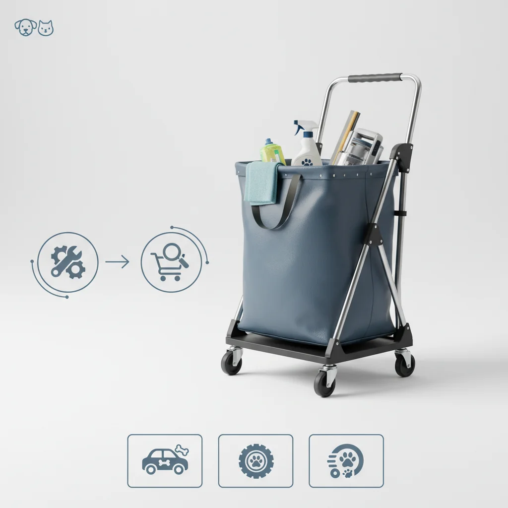 carro limpieza con bolsa de vinil n/d cómo elegir