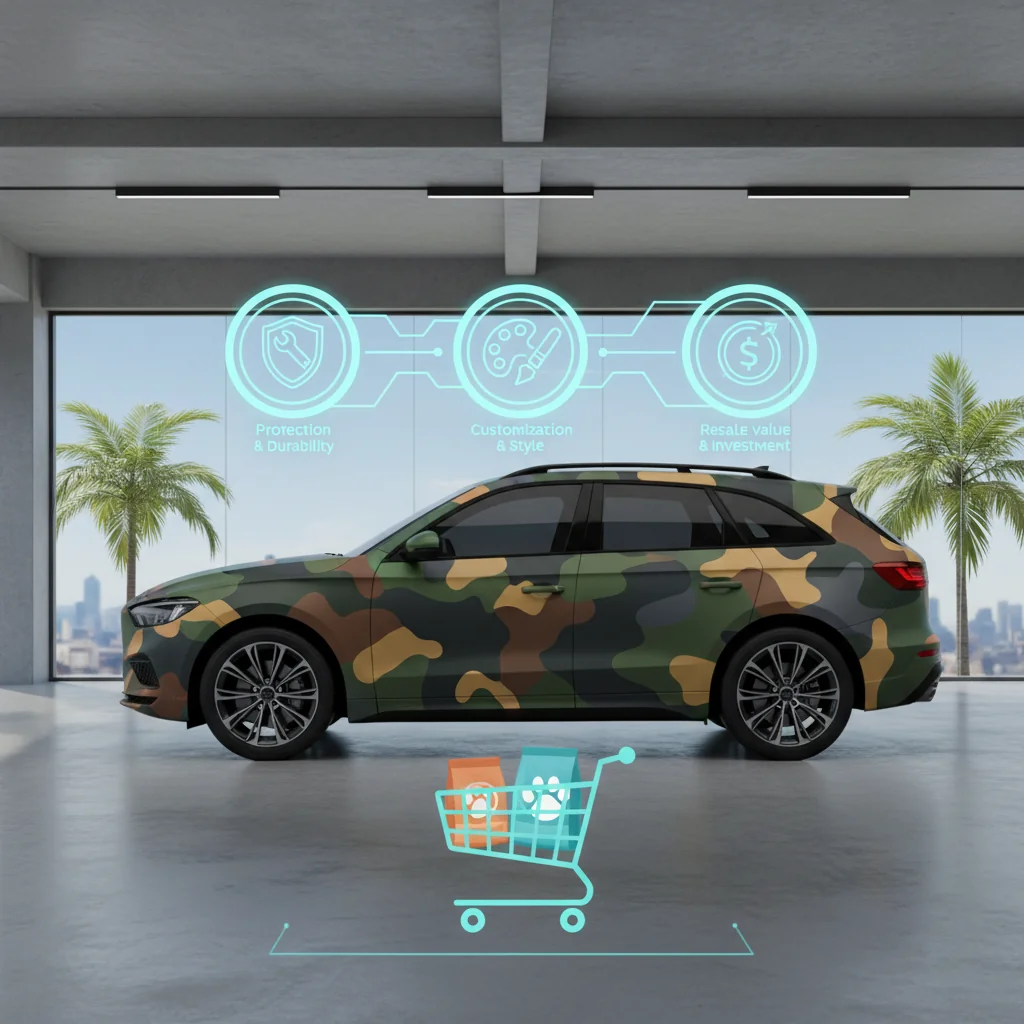 carro vinilo impresion camuflado n/d beneficios