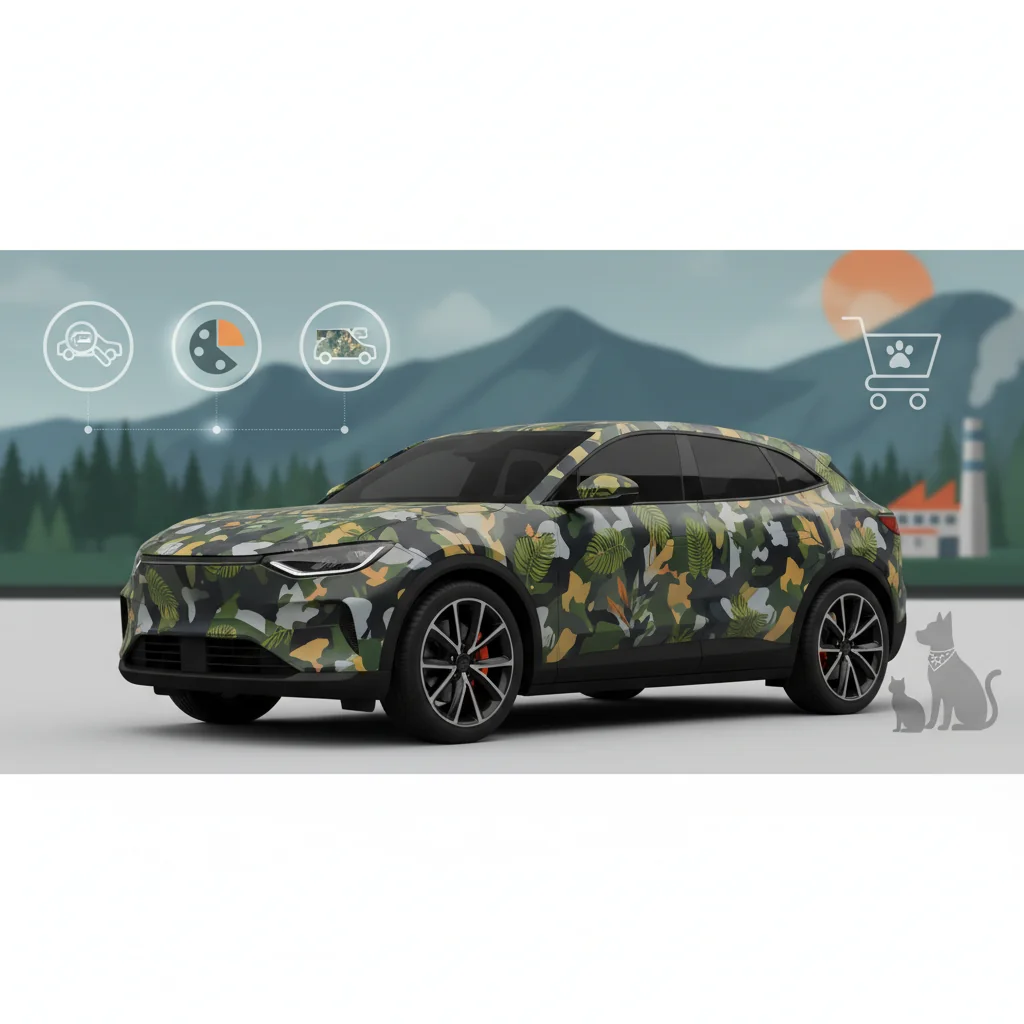 carro vinilo impresion camuflado n/d cómo elegir