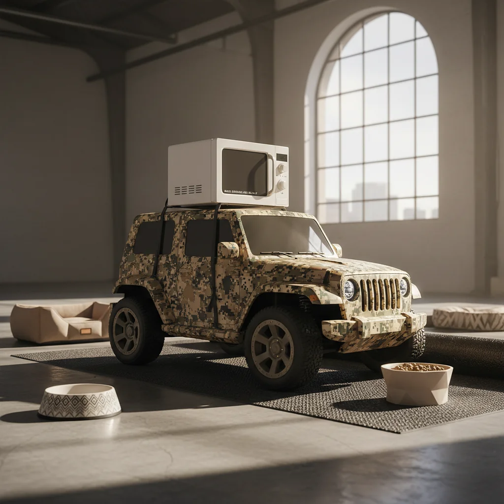 carro vinilo impresion camuflado n/d — alimento natural para mascotas en Colombia