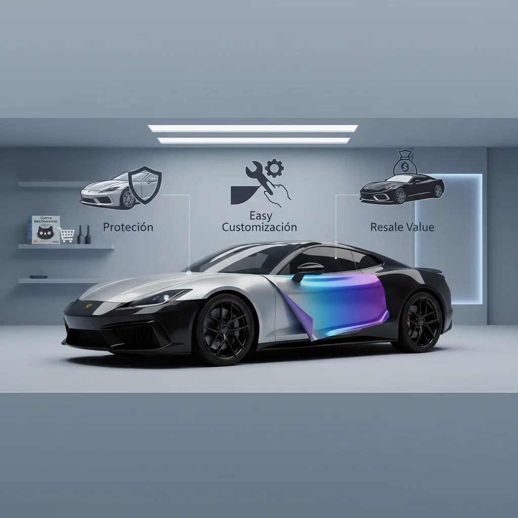 carro vinilo n/d beneficios