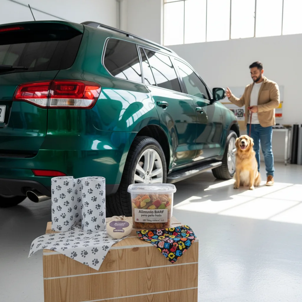 carros con vinil — alimento natural para mascotas en Colombia