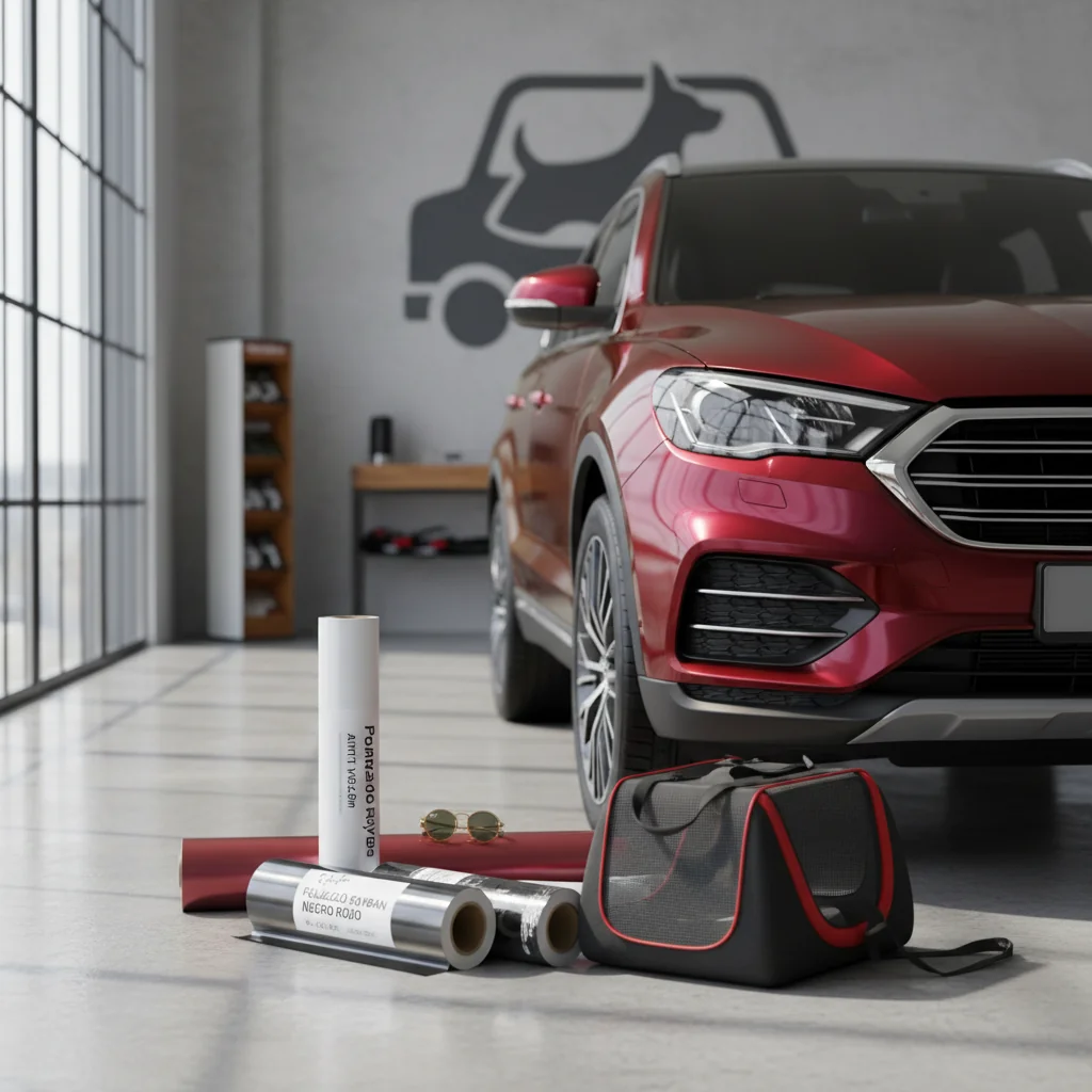 carros con vinil rojo n/d — alimento natural para mascotas en Colombia