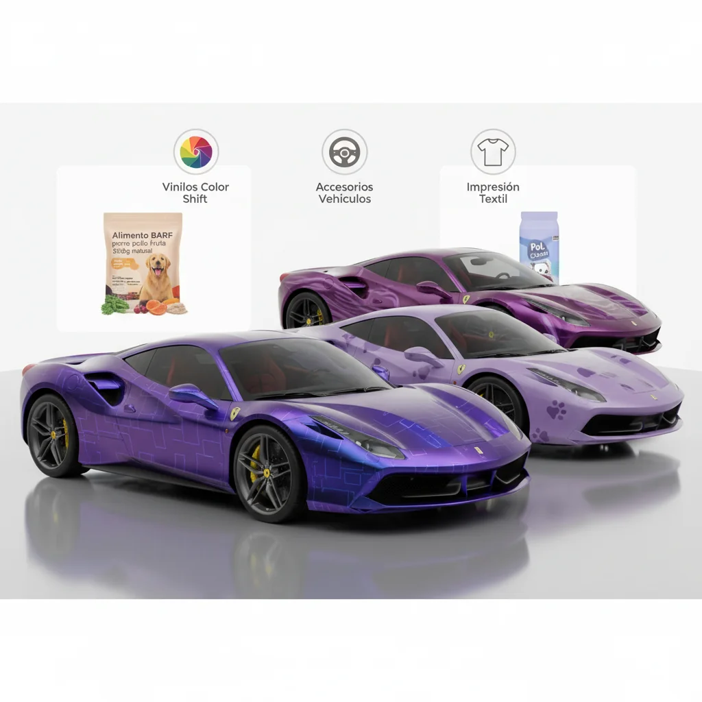 carros ferrari morados com vinilo n/d cómo elegir