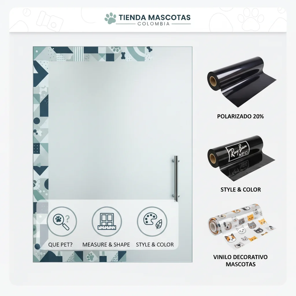 cenefa vinilo decorativo vidrio n/d cómo elegir
