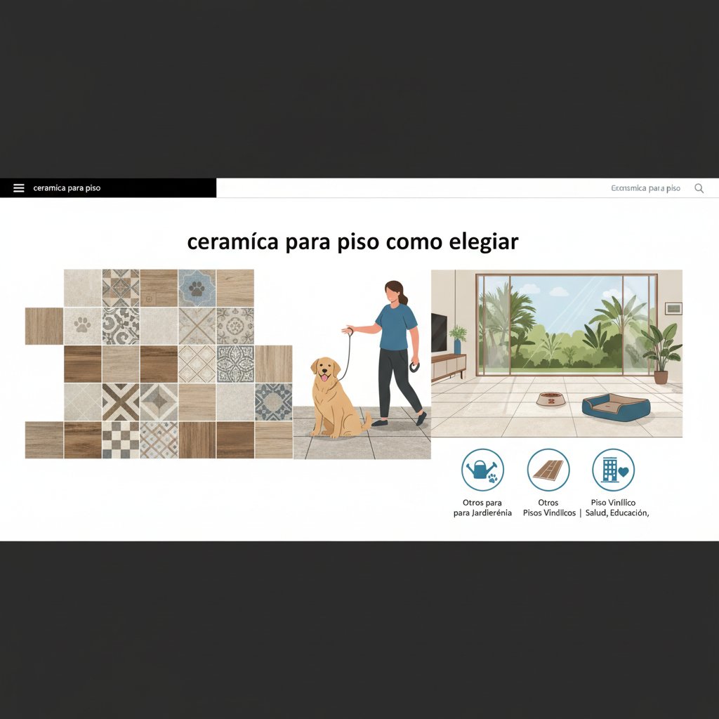 ceramica para piso cómo elegir