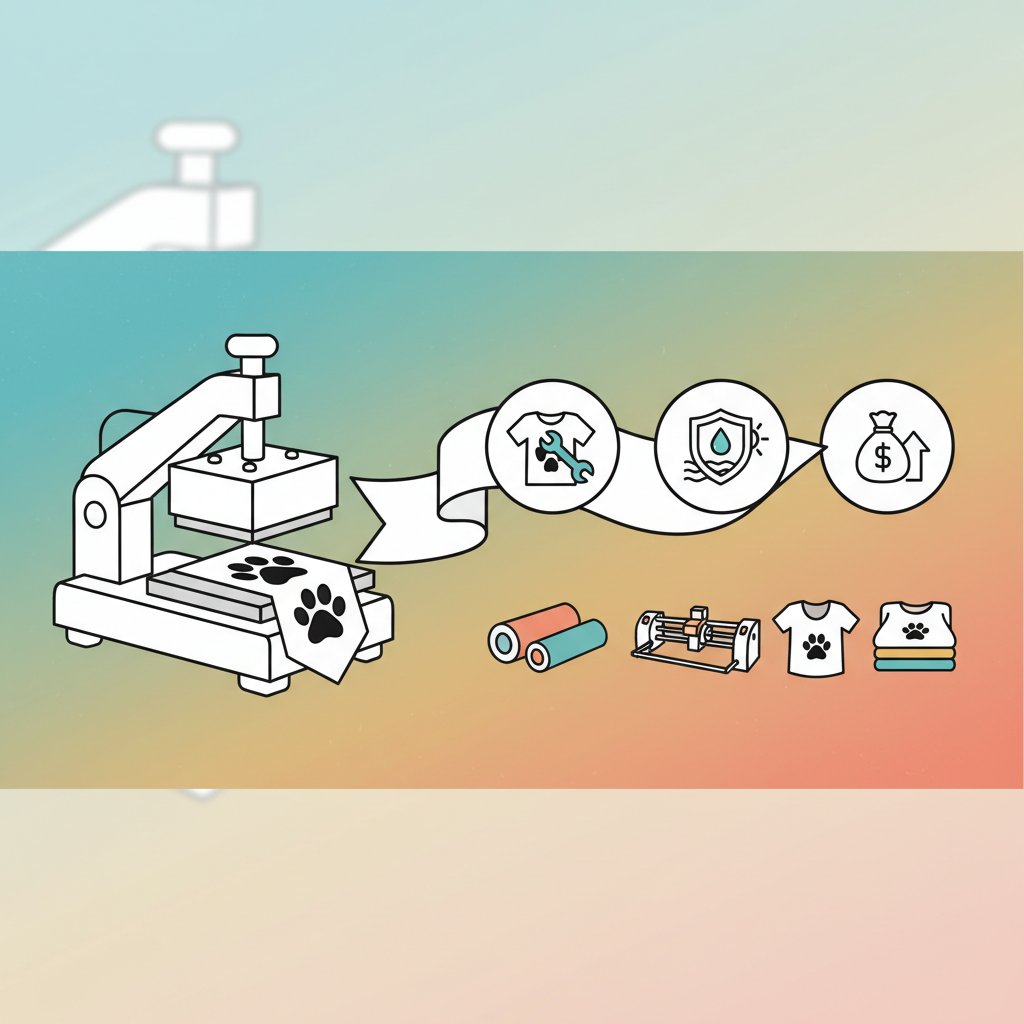como estampar vinilo textil con n/d beneficios