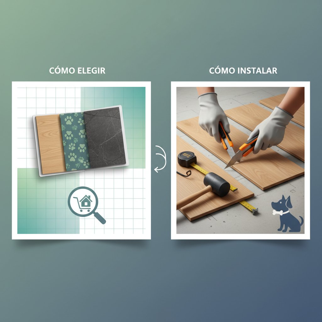 como instalar piso vinilico cómo elegir