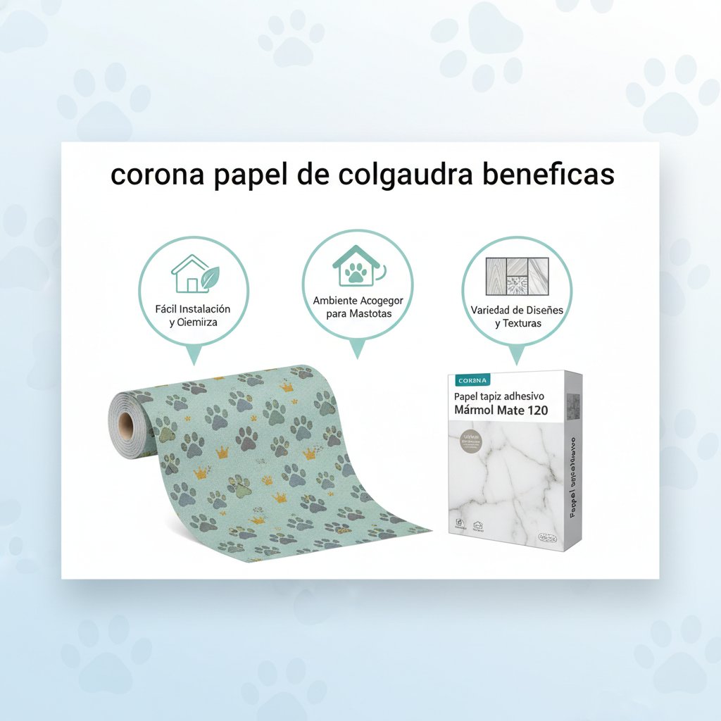 corona papel de colgadura beneficios