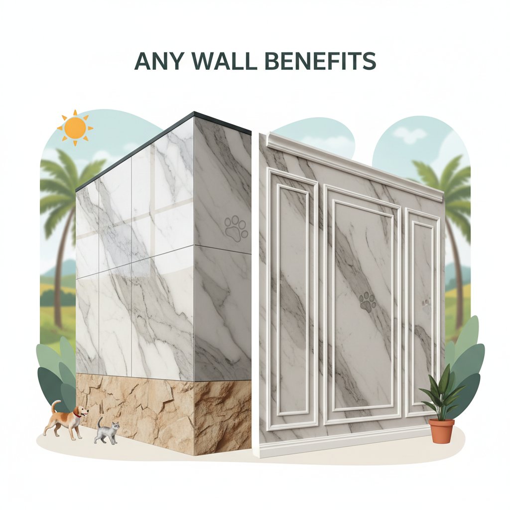 cualquier pared beneficios