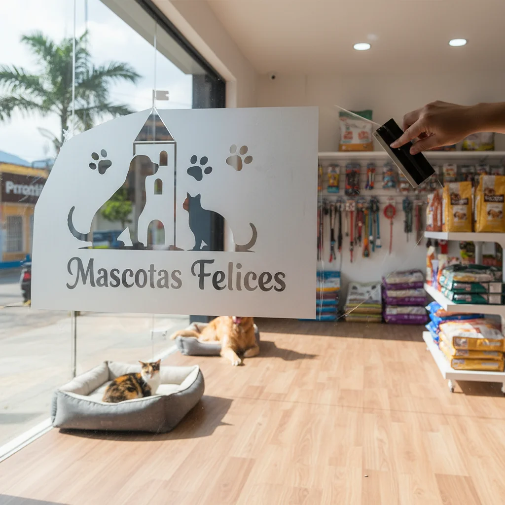 de negocio decoraacion de vinilo para ventana n/d — alimento natural para mascotas en Colombia
