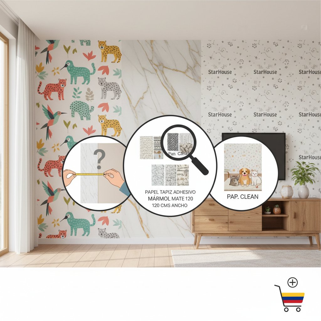 decoracion de paredes con papel de colgadura cómo elegir