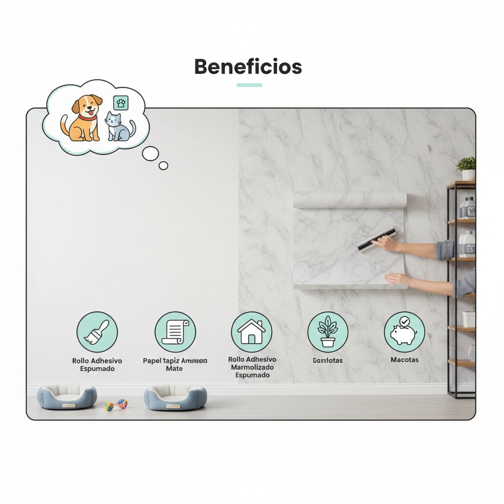 decoracion de paredes con papel tapiz beneficios