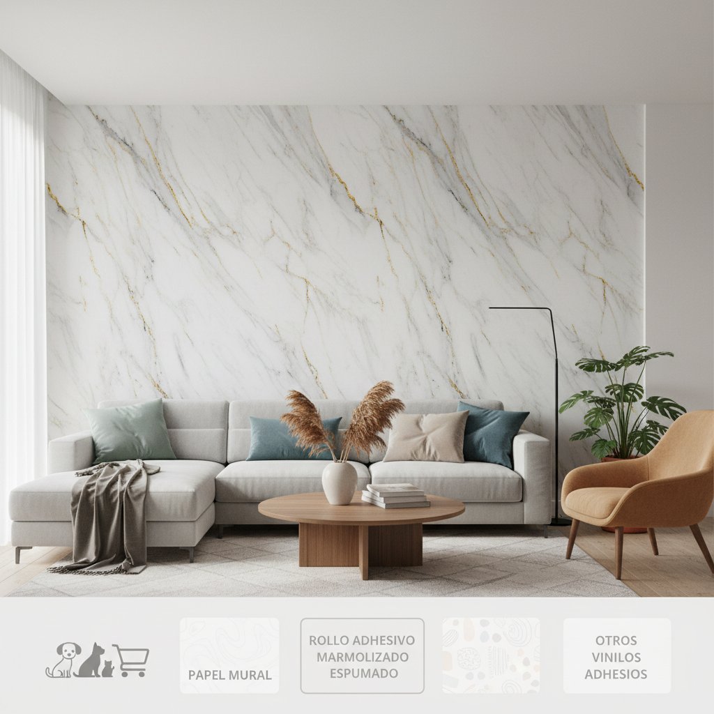 decoracion de salas con papel tapiz cómo elegir