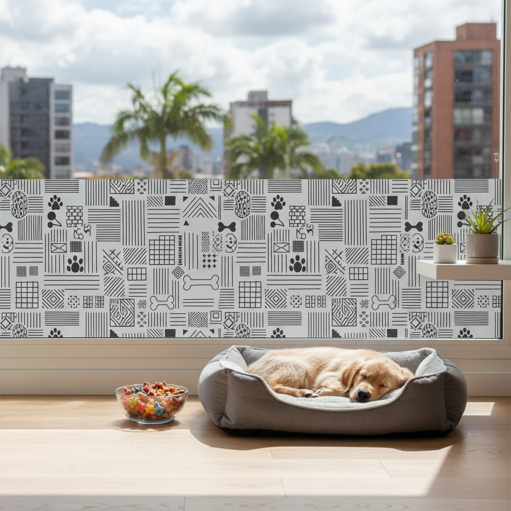 decoracion ventana con vinilo n/d — alimento natural para mascotas en Colombia