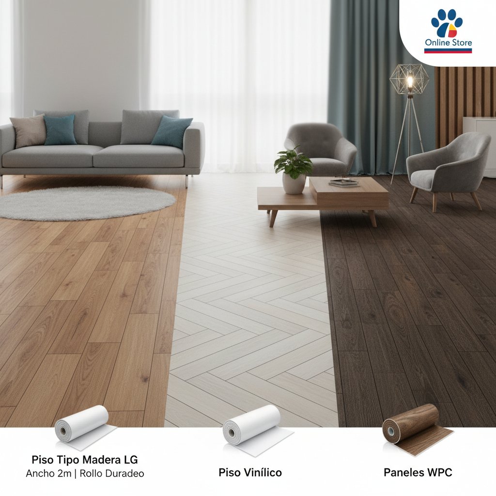 diseño de piso de madera para sala cómo elegir