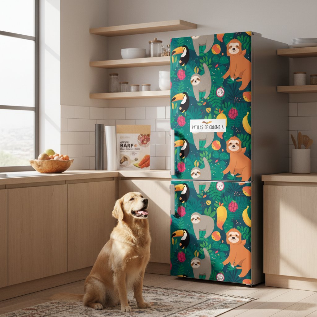 disenos de vinilos para neveras — alimento natural para mascotas en Colombia