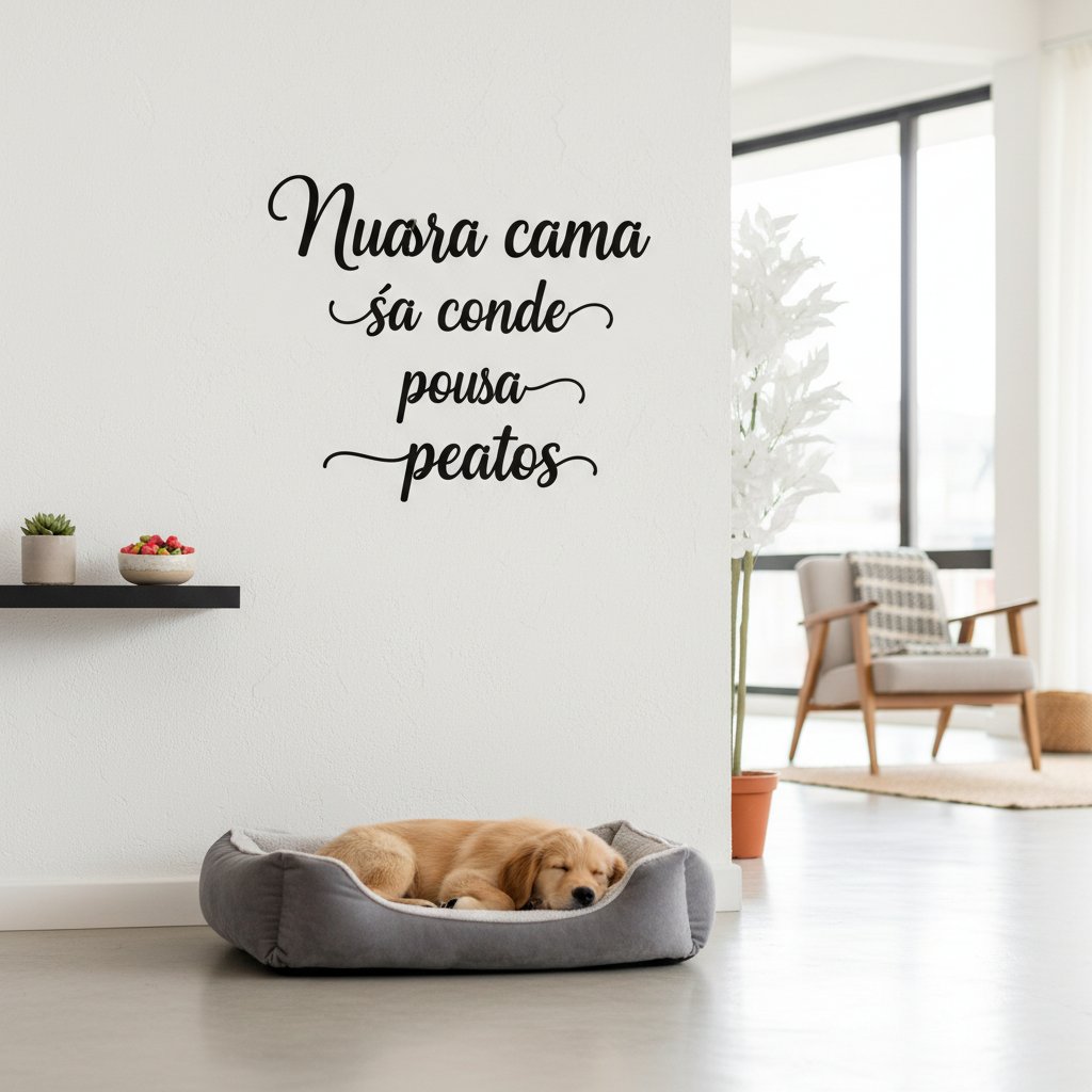 frases vinilo pared n/d — alimento natural para mascotas en Colombia