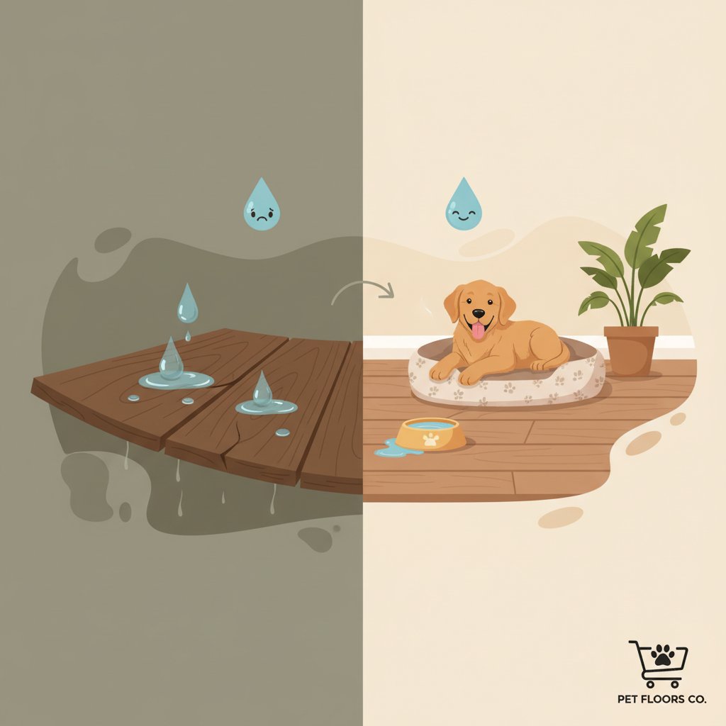 humedad en piso de madera beneficios