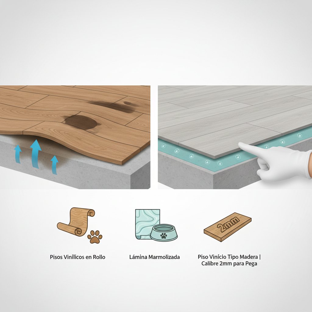 humedad en piso de madera cómo elegir