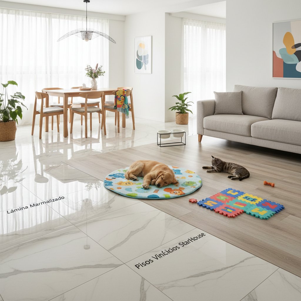 ¿Buscas las mejores ideas de pisos para tu sala y comedor?