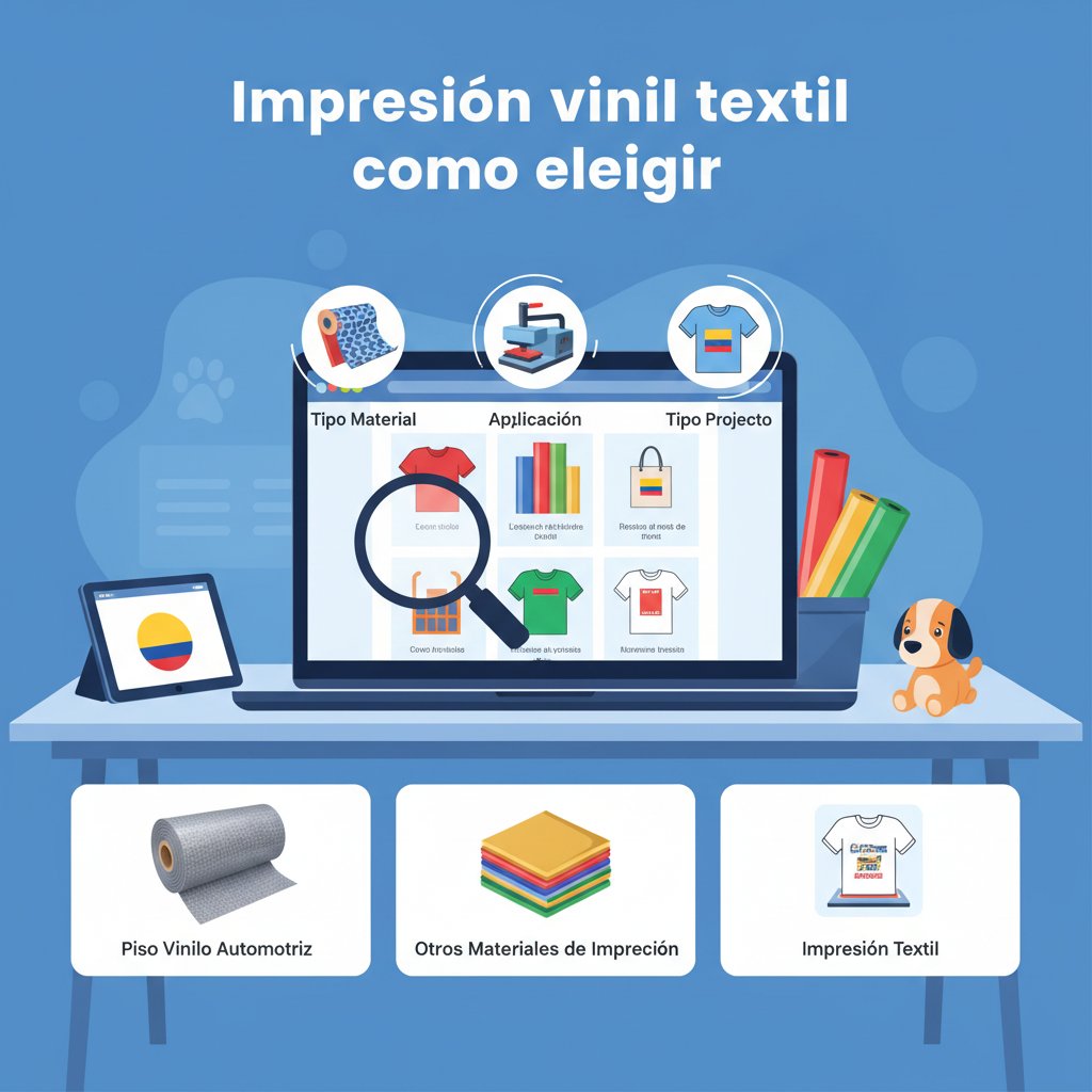 impresion vinil textil cómo elegir