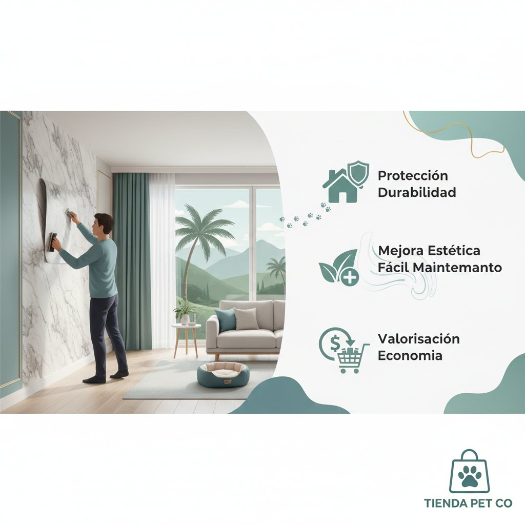 instalacion de papel de colgadura beneficios
