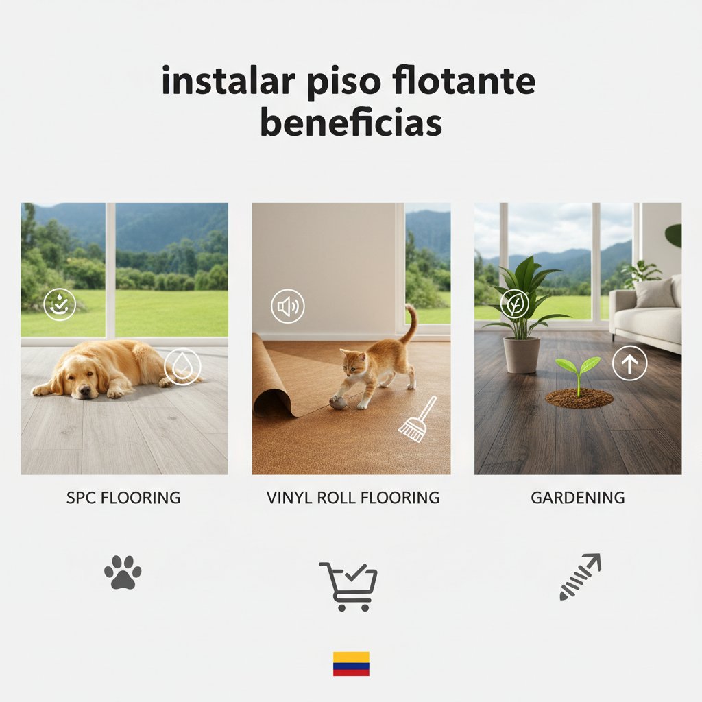 instalar piso flotante beneficios