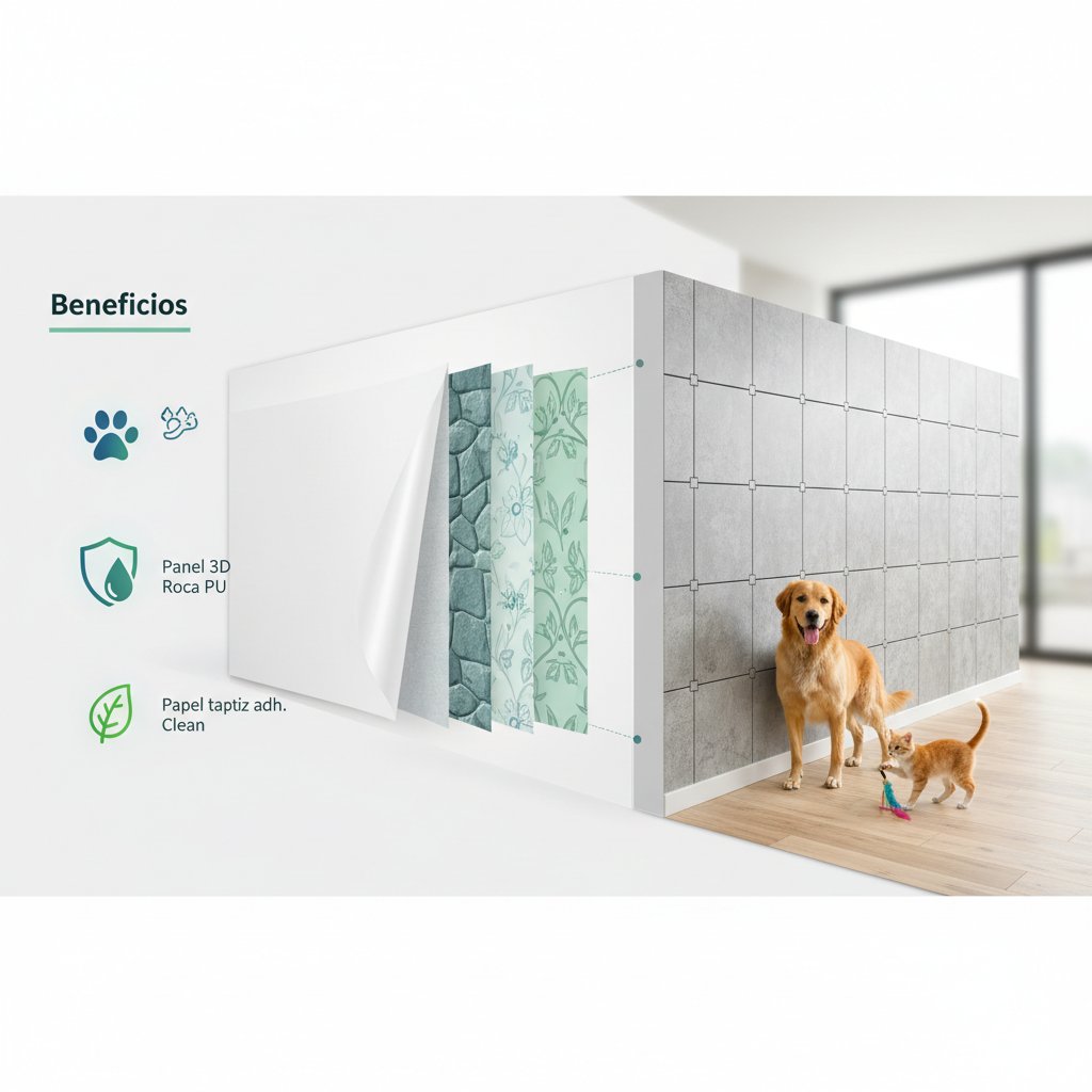 laminas vinilo pared n/d beneficios