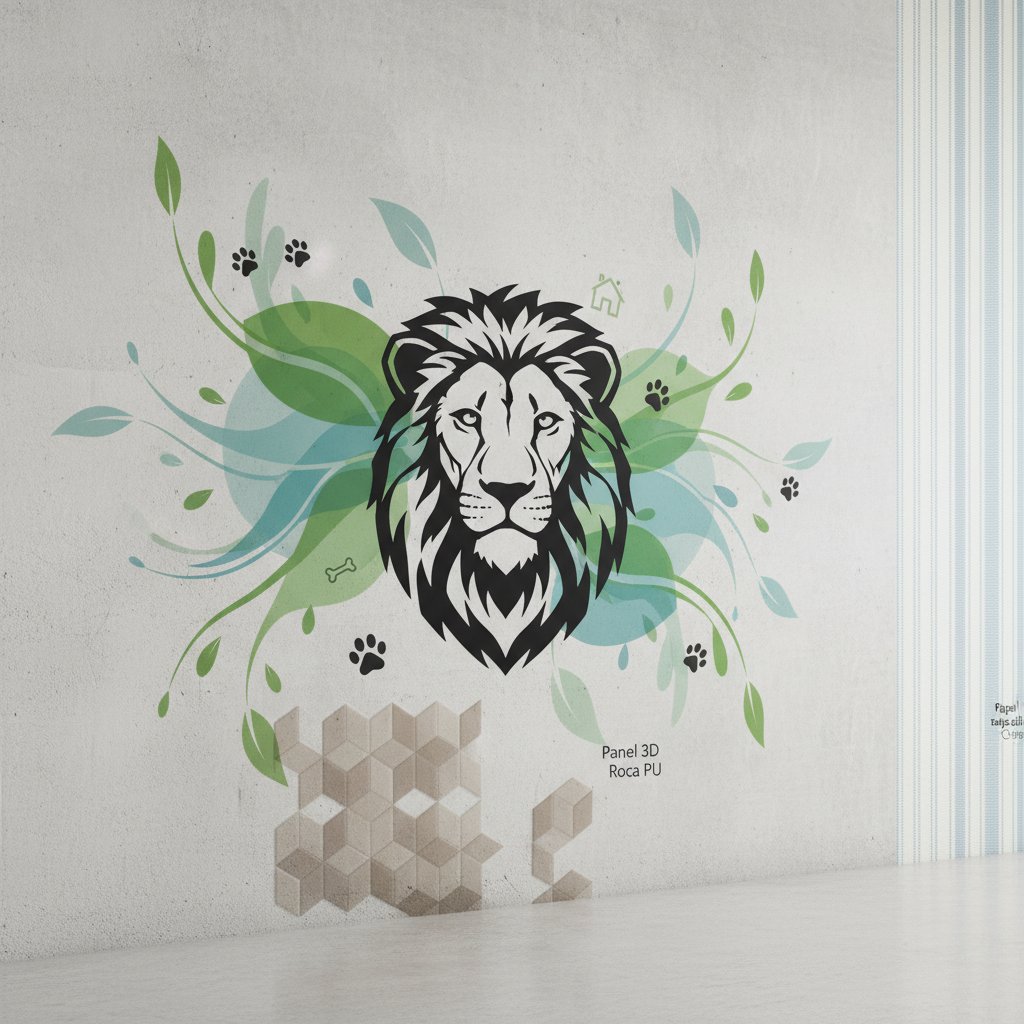 leon vinilo pared n/d beneficios