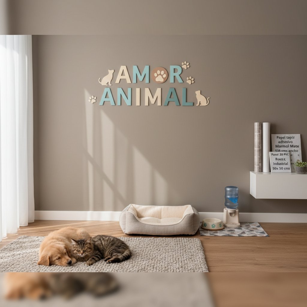 letras vinilo pared n/d — alimento natural para mascotas en Colombia