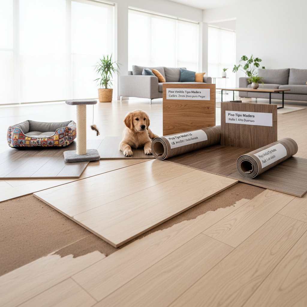 lijado de piso de madera — alimento natural para mascotas en Colombia