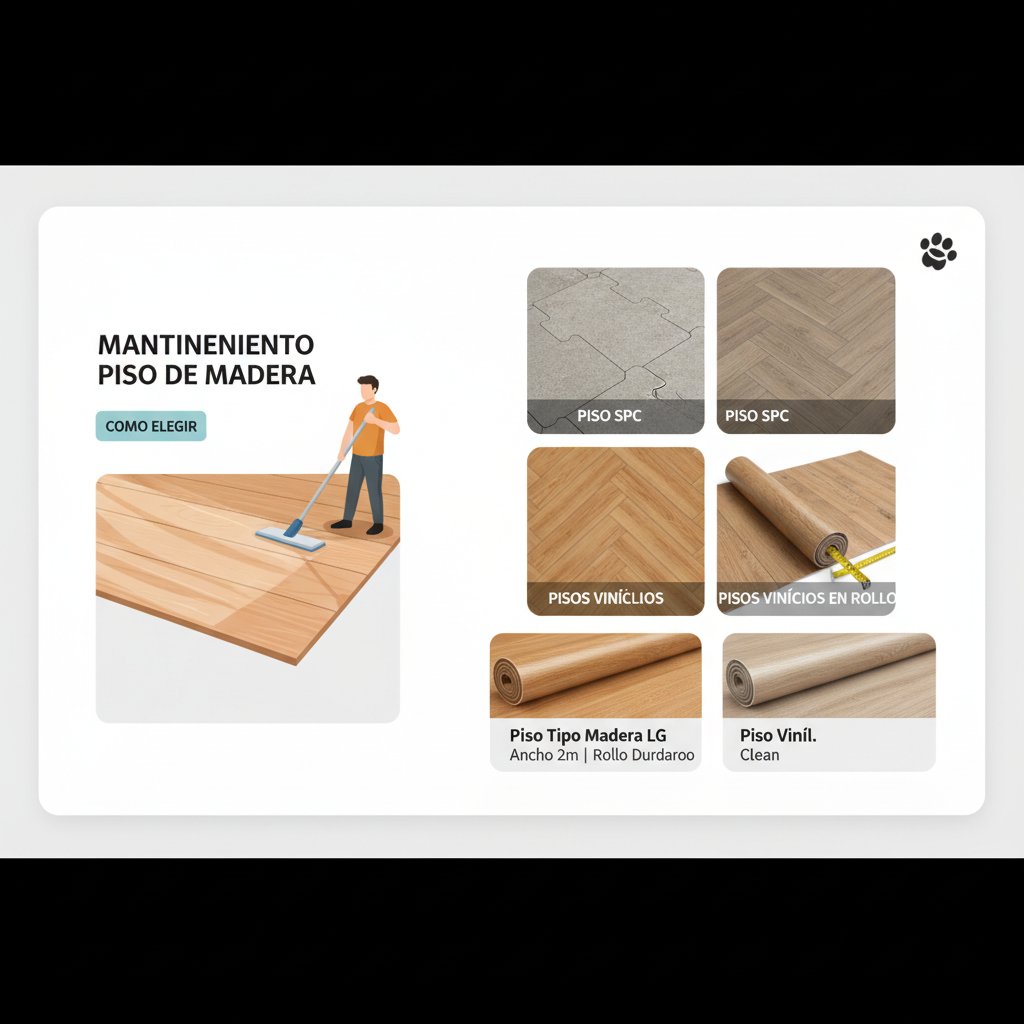 mantenimiento piso de madera cómo elegir